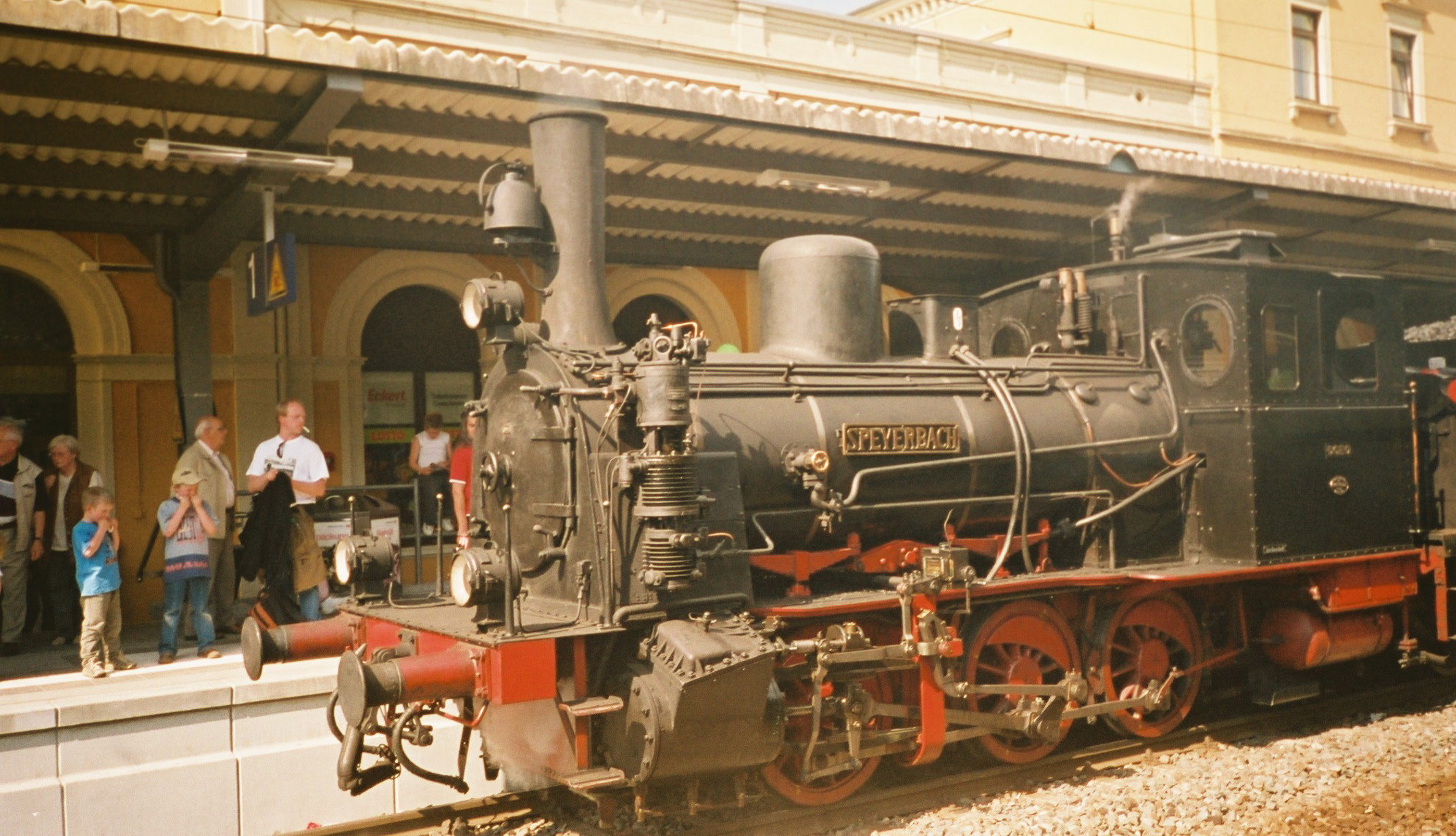 Dampflokomotive Speyerbach des Kuckucksbähnels