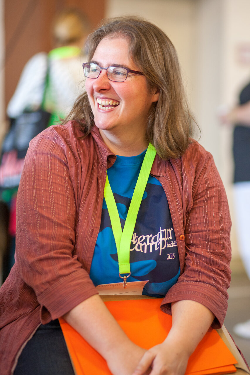 Jana Stahl im Profil beim Literaturcamp Heidelberg 2016