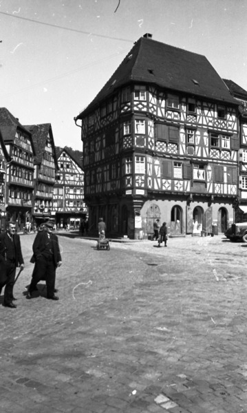 Mosbach, Palm'sches Haus, Ansicht Mitte des 20. Jahrhunderts.