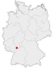 Lage Viernheims in Deutschland