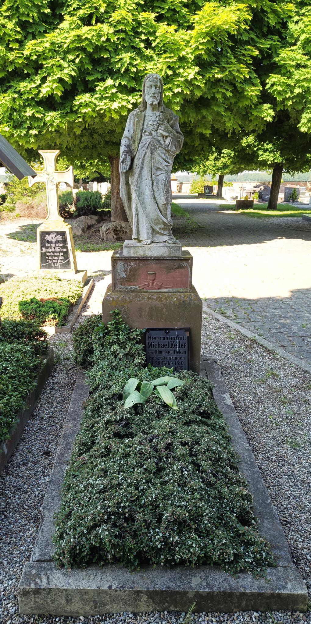 Grab von Pfarrer Michael Keiler (1810-1875)