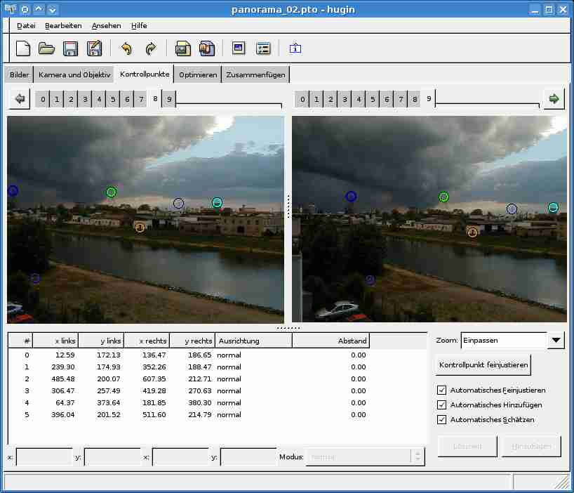 Datei:Screenshot von hugin mit Panorama Verbindungskanal.jpg