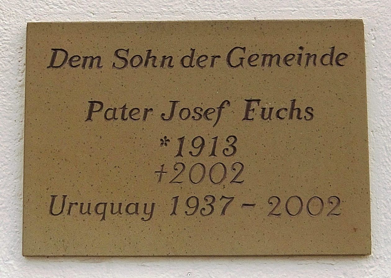 Datei:Gedenktafel Josef Fuchs Balzfeld.JPG