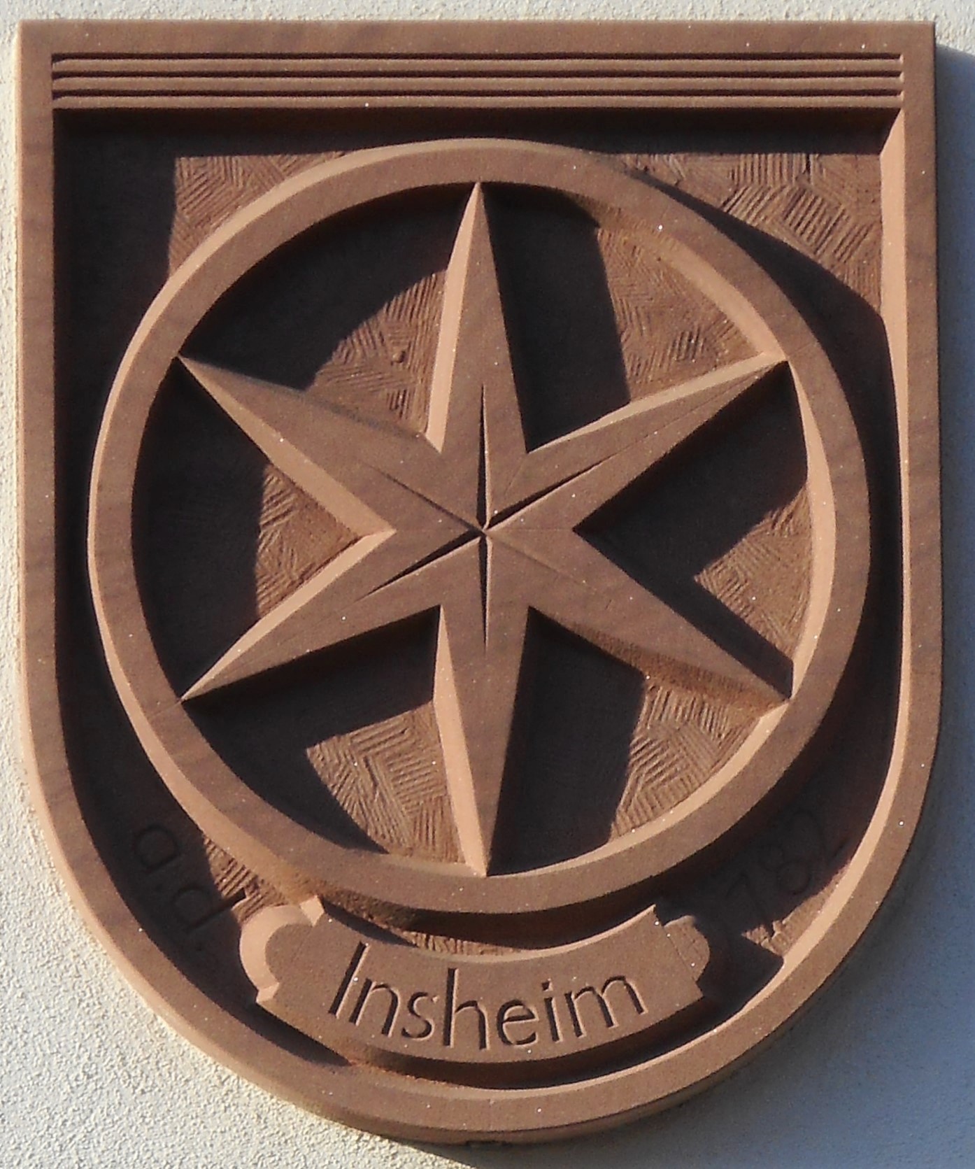 Datei:Wappen Rathaus Insheim.jpg