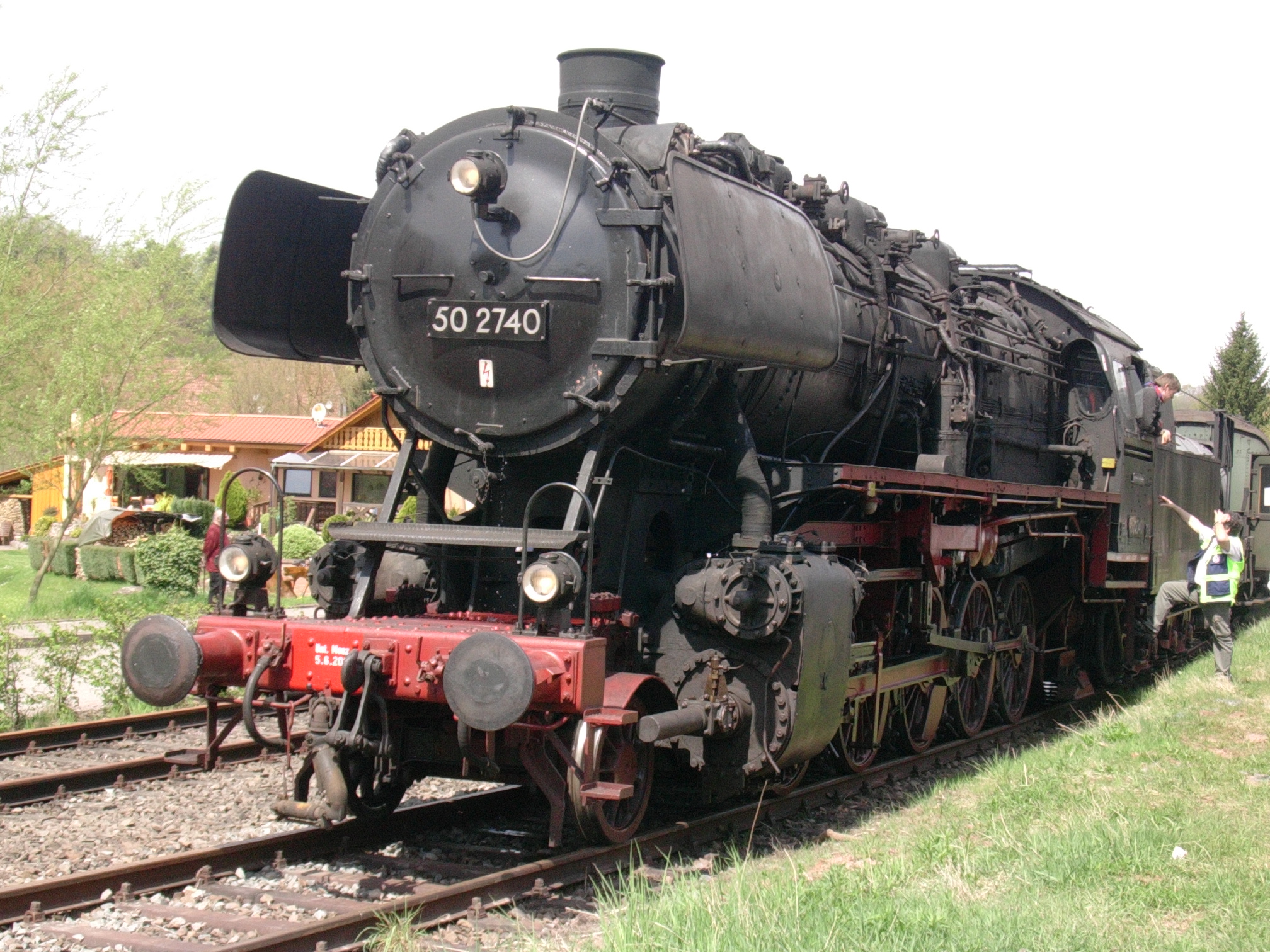 Dampflok 50 2740 der Ulmer Eisenbahnfreunde in Bundenthal