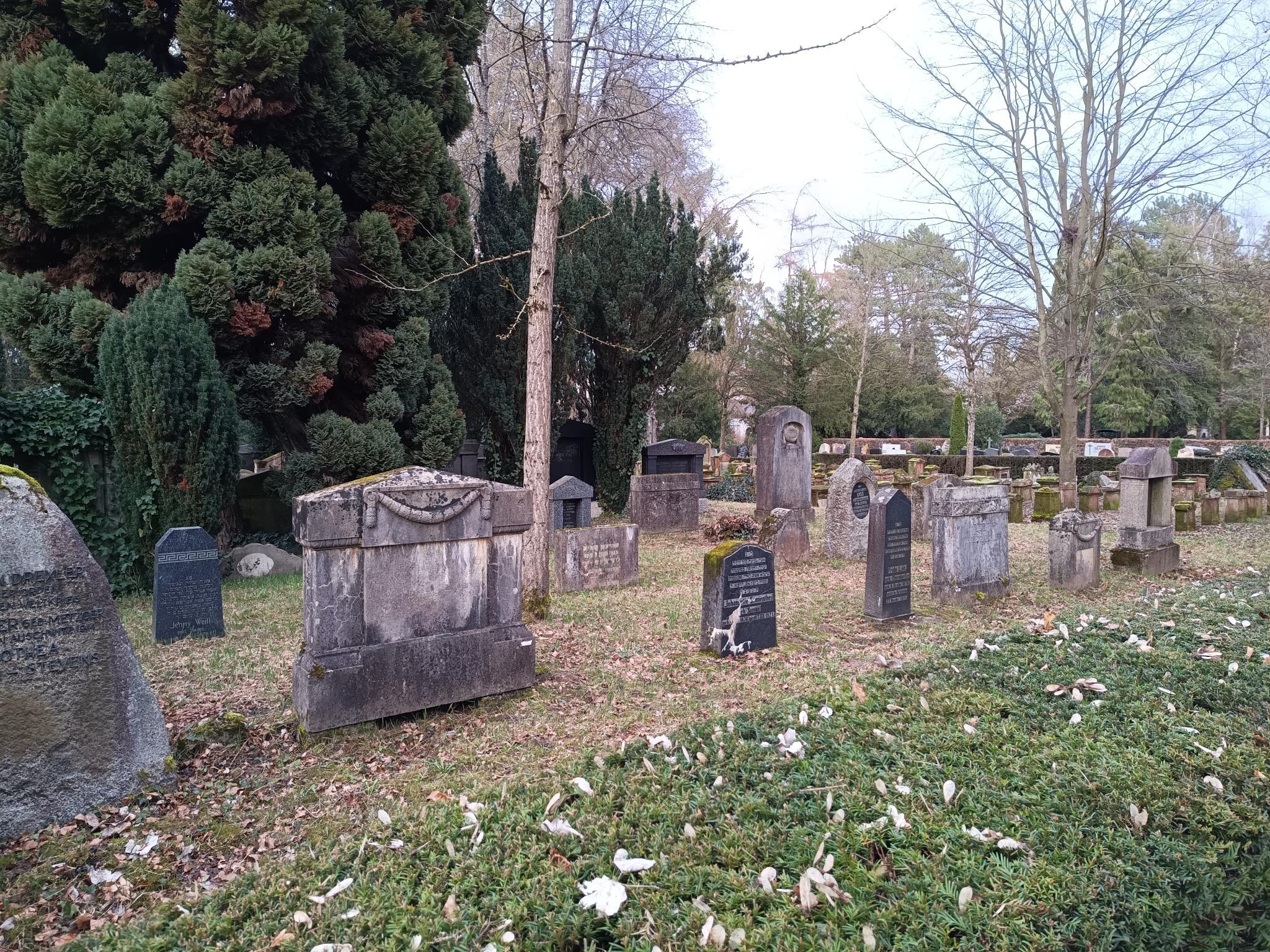 Späterer Friedhofsabschnitt