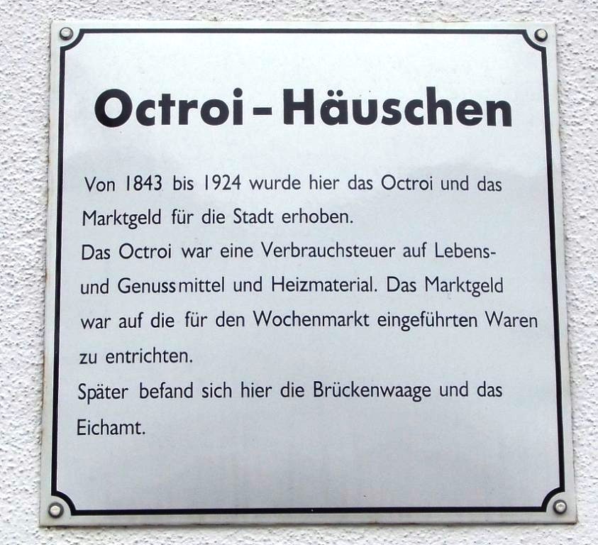 Datei:Octroi-Häuschen Germersheim Infotafel.JPG