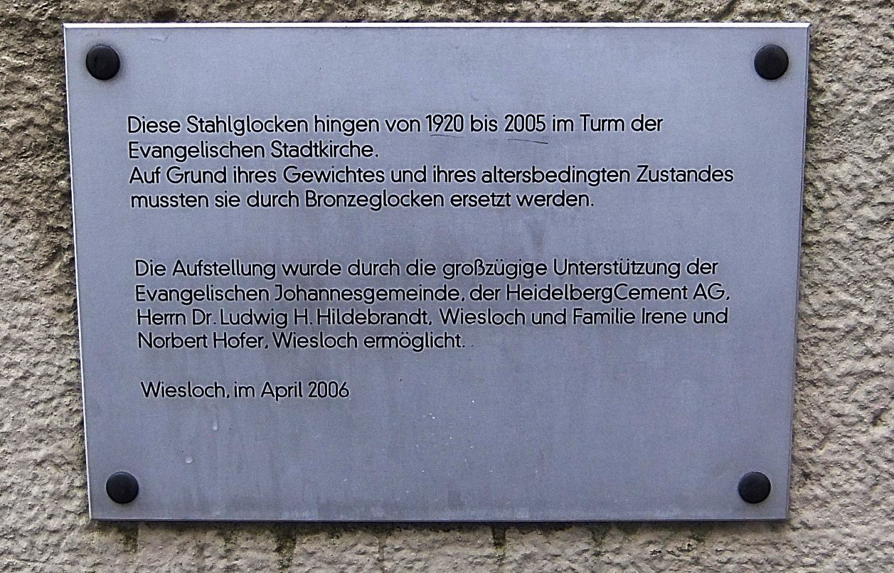 Datei:Glocken Stadtkirche Wiesloch Infotrafel.JPG