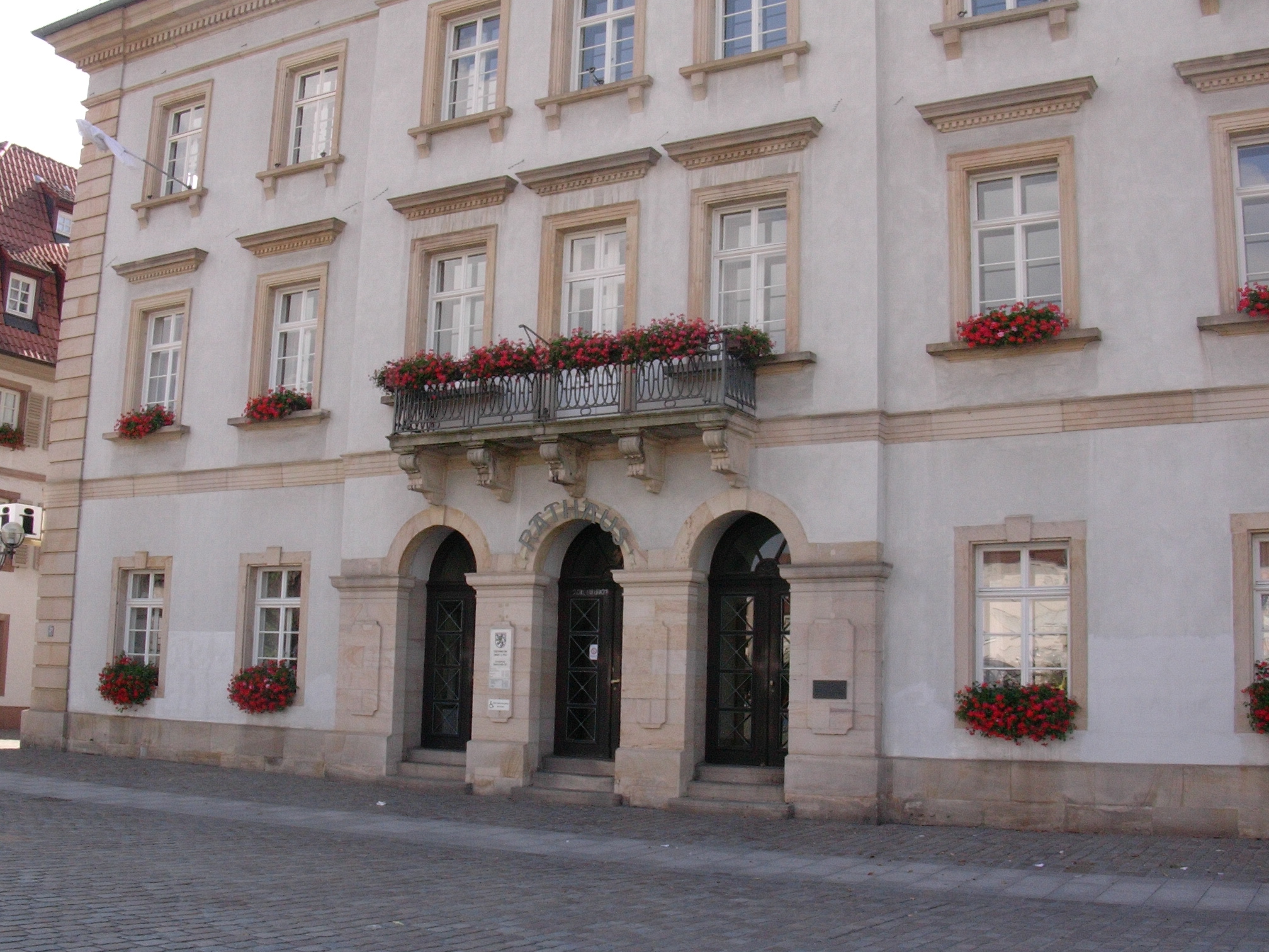 Das Rathaus der Stadt Landau
