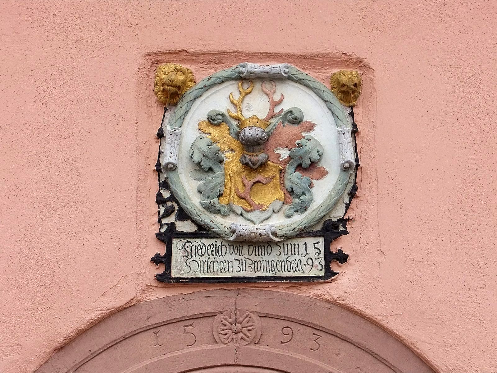 Datei:Rathaus Eschelbach Wappen.JPG