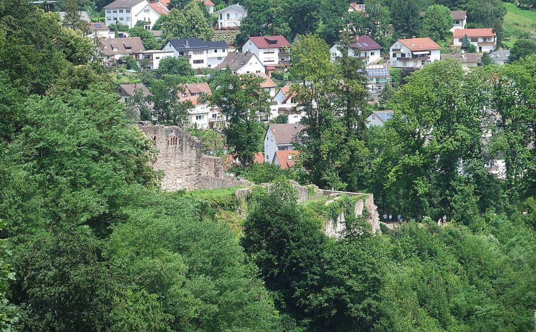 Von Burg Schadeck aus gesehen
