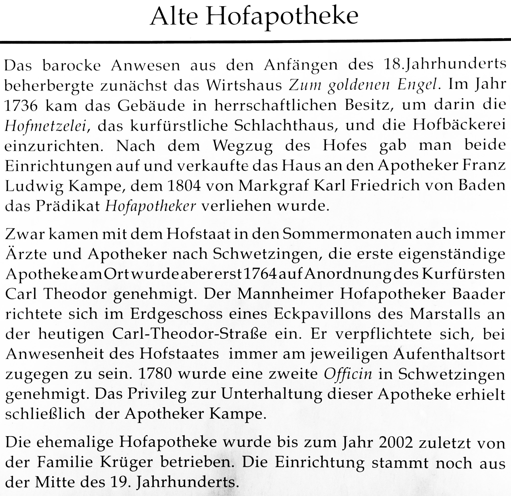 Datei:Infotafel Alte Hofapotheke Schwetzingen.jpg
