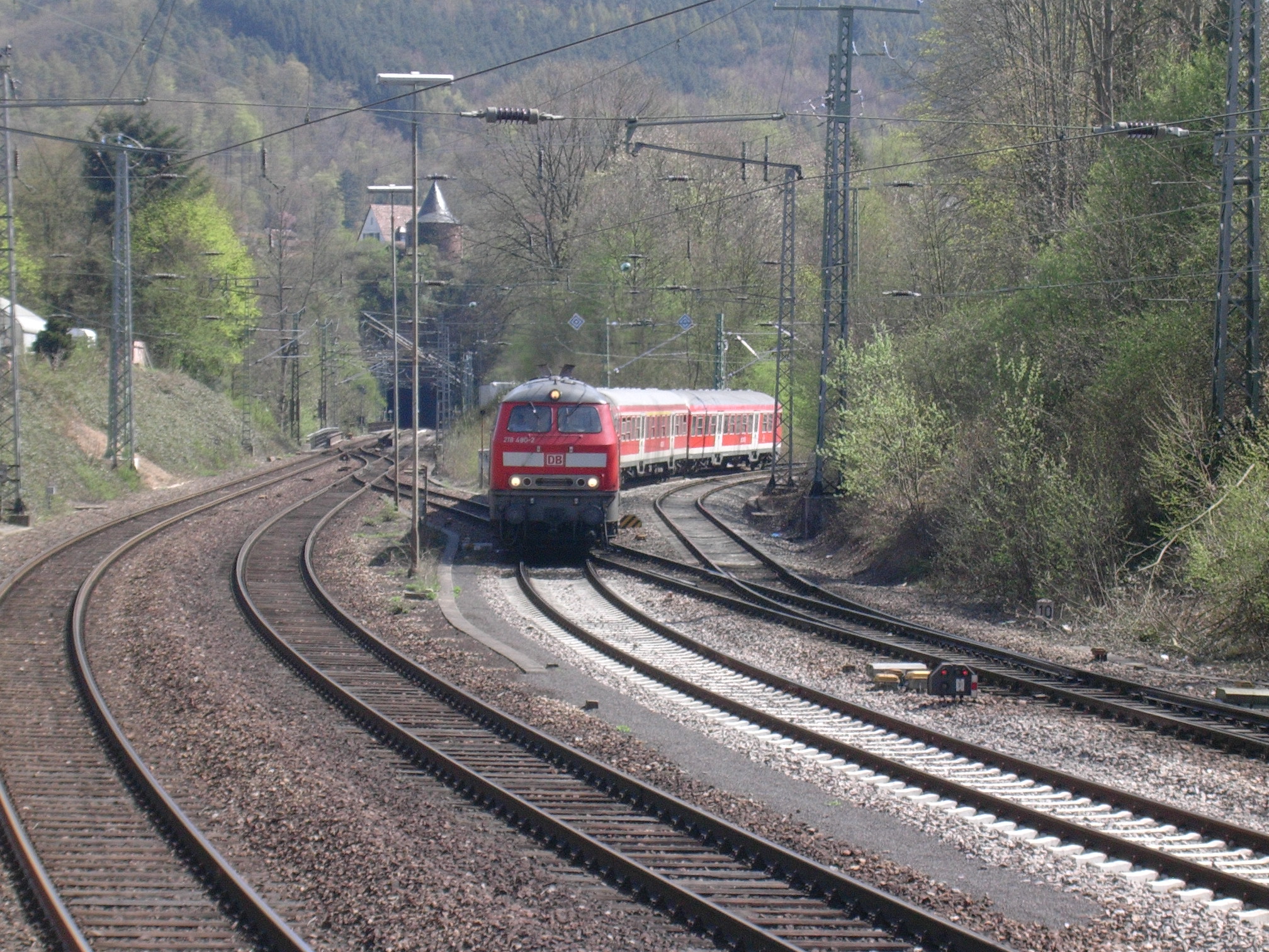 Elsenztalbahn bei Neckargemünd