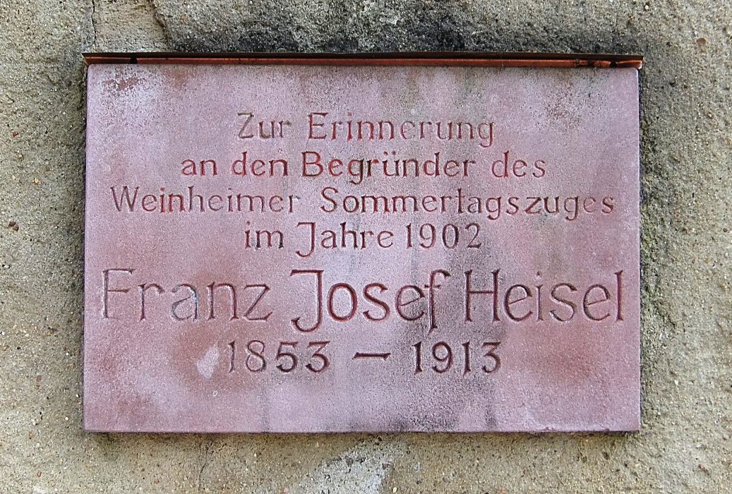Datei:Franz Josef Heisel Gedenktafel Weinheim.JPG