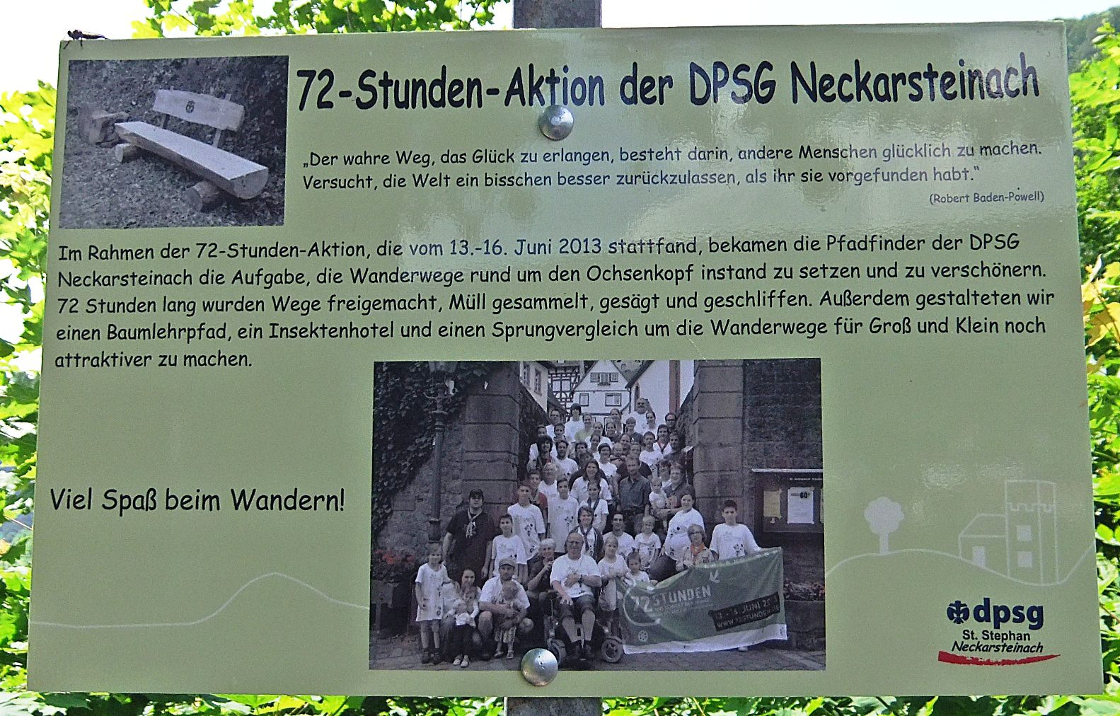 Datei:Infotafel 72-Stunden-Aktion DPSG Neckarsteinach.JPG