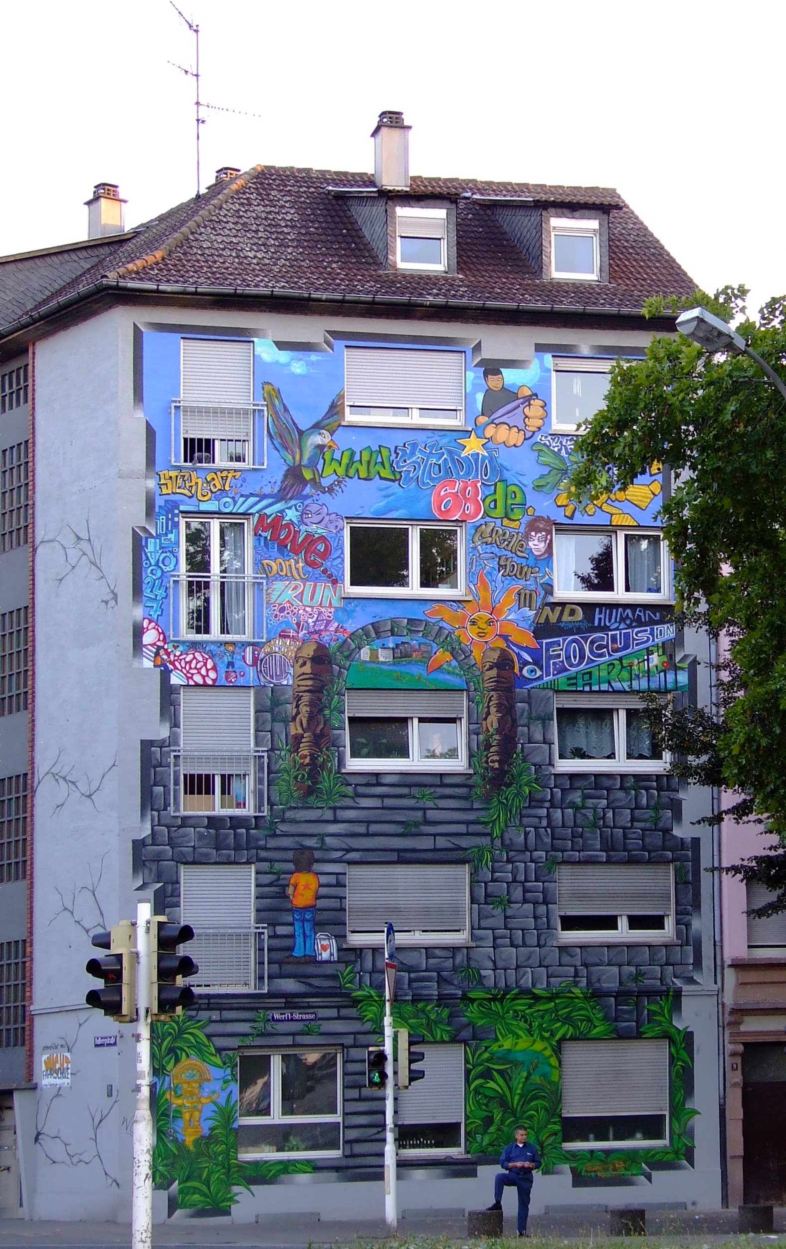 Fassadenkunst in Mannheim