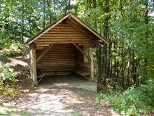 Schutzhütte auf dem Katzenbuckel