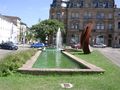 der Obertorplatz mit Brunnen