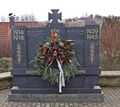 Eisernes Kreuz auf dem Gefallenendenkmal an der evangelischen Kirche in Sinsheim-Eschelbach