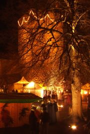 Mittelalterlicher Weihnachtsmarkt auf der Burg Landeck