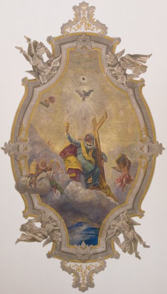 Datei:Schwetzingen Kirche St Pankratius Deckengemälde 2.jpg