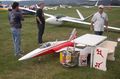 Modellflugzeuge beim Flugtag Walldorf