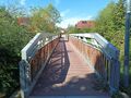 Brücke über den Panzergraben, nach Norden gesehen