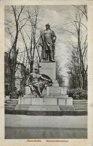 Mannheim: Das Bismarck-Denkmal (bis 1944)