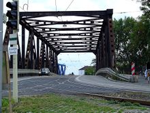 Alter Neckarauer Übergang kurz vor dem Neubau