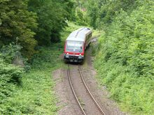 Queichtalbahn innerhalb Landaus