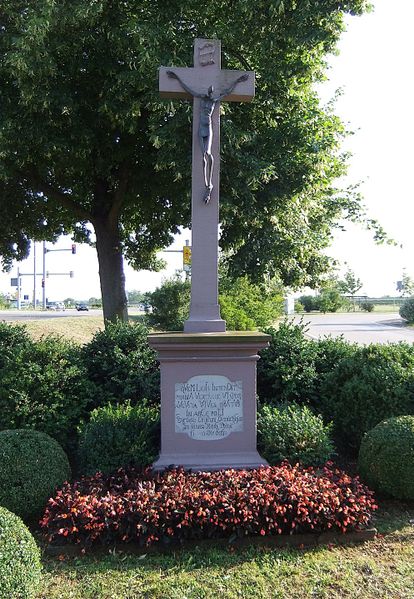 Datei:Wegkreuz am Friedhof Walldorf.JPG